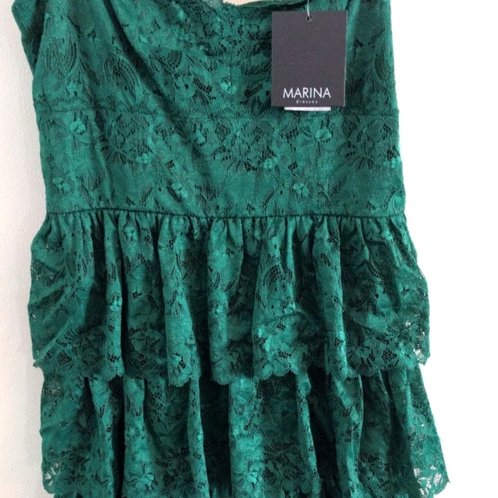 Marina Ruffle Dress, NWT - Picture 5 of 5